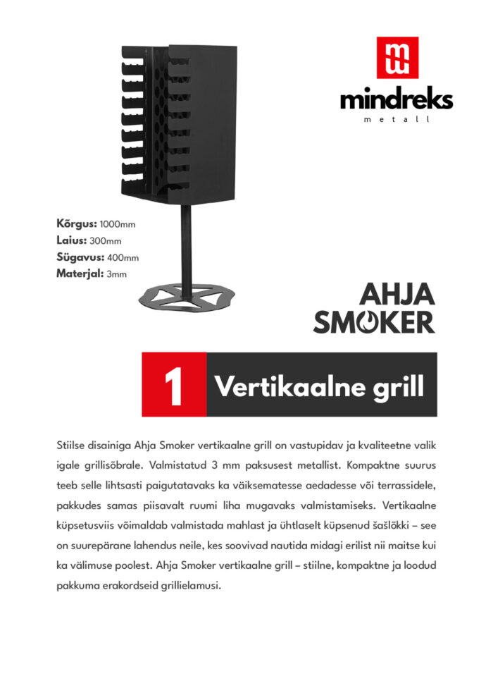 tooteleht-tekstiga-ahja-smoker-vertikaalne-gill-mindreks-metall-2025-mai-est Ahja Smoker Vertikaalne grill - Image 6