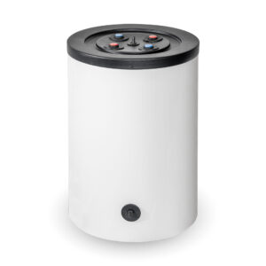 Varaaja 100 L. Liitännät päältä